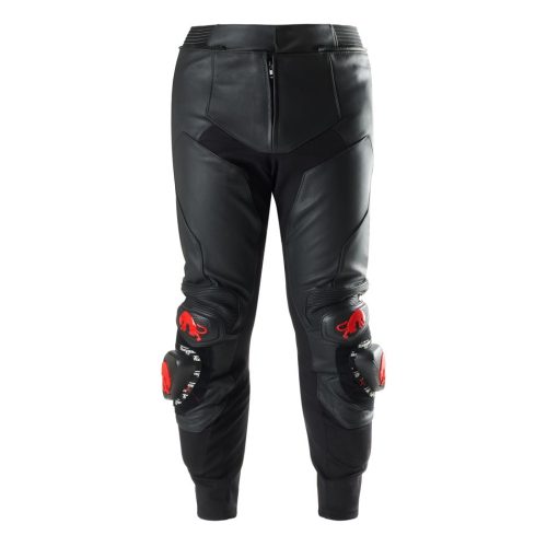 Pantaloni moto, Drack, Marime 38, Barbati, Negru/Rosu, Furygan