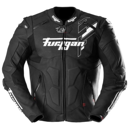 Jacheta moto, Raptor Evo, Marime 2XL, Barbati, Negru/Alb, Furygan