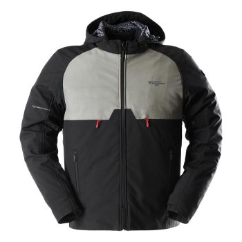   Jacheta moto, Addax, Marime 4XL, Barbati, Negru/Kaki, Furygan