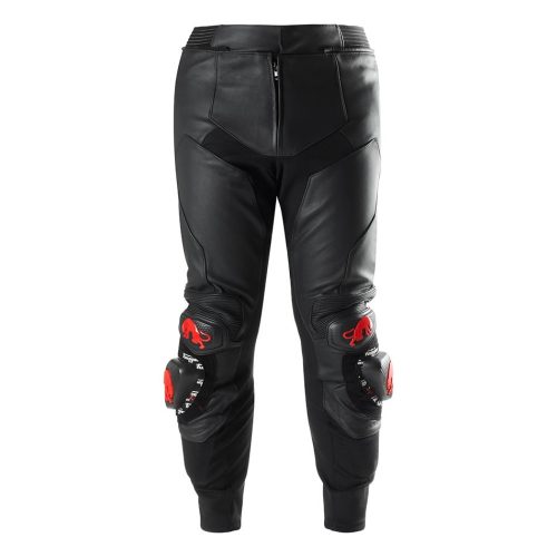 Pantaloni moto, Drack, Marime 36, Barbati, Negru/Rosu, Furygan