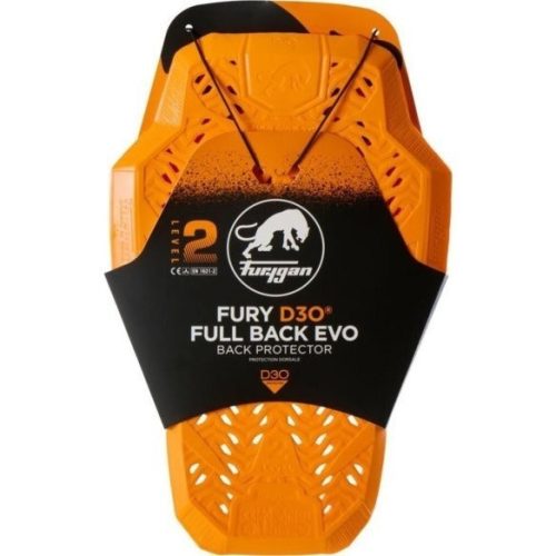 Protecție dorsală Furygan Full Back Fury D3O® Evo Level 2, mărimea 7, portocalie, femei L–2XL