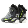 Ghete moto Furygan V5 D3O® WP, pentru bărbați, Negru-Galben neon, mărimea EU 37