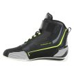 Ghete moto Furygan V5 D3O® WP, pentru bărbați, Negru-Galben neon, mărimea EU 44