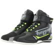 Ghete moto Furygan V5 D3O® WP, pentru bărbați, Negru-Galben neon, mărimea EU 46