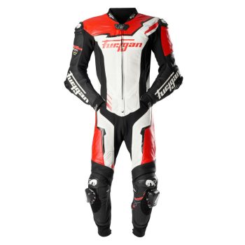   Costum moto Furygan ECLIPSE X KEVLAR® pentru bărbați, negru, roșu și alb, mărimea 52/42