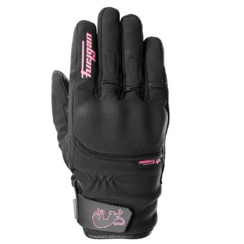   Mănuși moto Furygan Jet Lady All Seasons D3O® Evo pentru femei, mărimea M, negre și roz