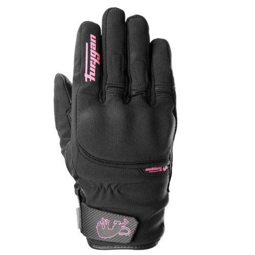 Manusi moto, Furygan Jet Lady All Seasons D3O® Evo, Marime XL, Piele naturala, Negru