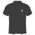 Polo casual Furygan CORPO POLO FURY, negru și alb, mărimea S
