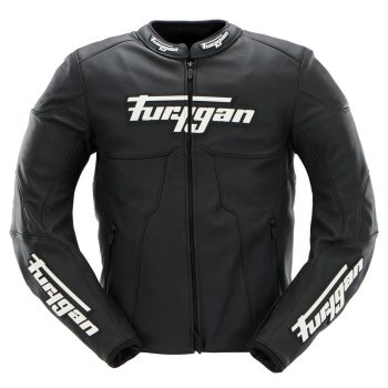 Geacă moto Furygan ATTILA, bărbați, Negru/Alb, S