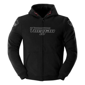   Hanorac moto Furygan LIVIO X KEVLAR, bărbați, Alb/Negru, 4XL