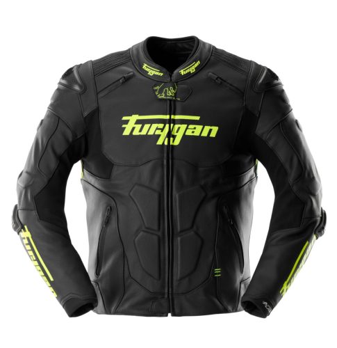 Jacheta moto, Raptor Evo, Marime 2XL, Barbati, Negru/Galben, Furygan