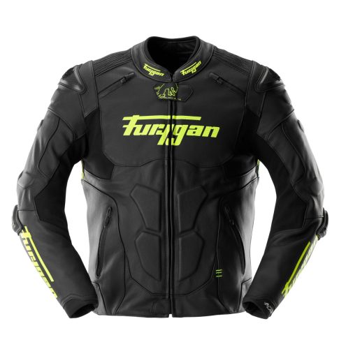 Jacheta moto, Raptor Evo, Marime 3XL, Barbati, Negru/Galben, Furygan