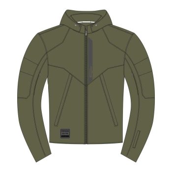 Jacheta moto, Evald, Marime S, Barbati, Kaki, Furygan