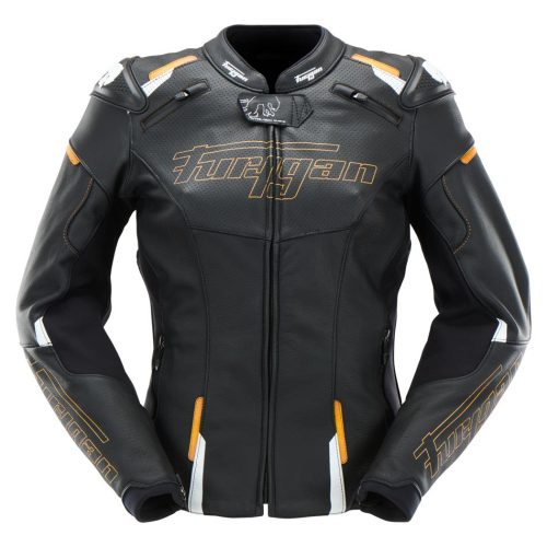 Geaca moto Furygan RAPTOR LADY Negru-Auriu, Marimea XL
