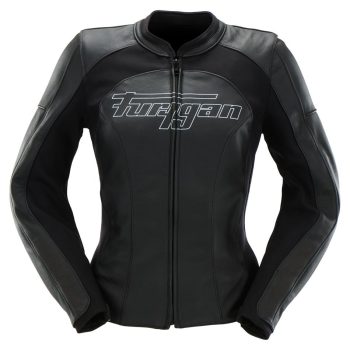   Geacă moto de damă Furygan ROMY din piele, Negru/Alb, mărimea S