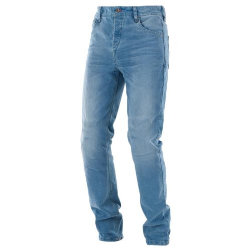 Pantaloni moto Furygan D12 X KEVLAR® STRAIGHT, Bărbați, Albastru deschis, W34-L30