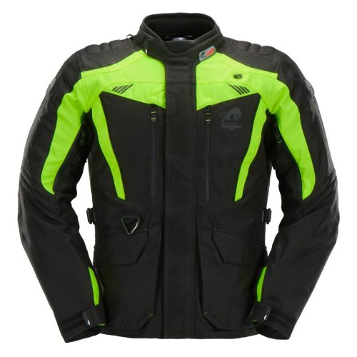 Geaca moto Furygan APALACHES EVO Negru-Galben-neon, Marimea L