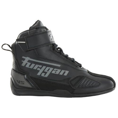 Ghete moto Furygan V5 D3O® LADY WP, pentru femei, Negru-Antracit, mărimea EU 38