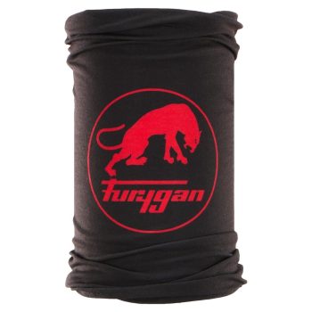 Guler moto Furygan Neckwear Negru-Rosu, Marimea Unic